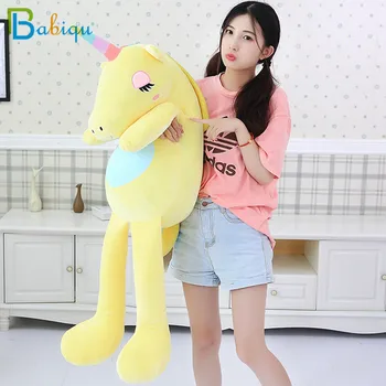 1 buc 60-160 cm, Nou, Mare, Moale Unicorn Animal Jucărie de Pluș Jucărie de Pluș Cadou Fată Jucărie pentru Copii Perna Canapelei de Acasă Decorare