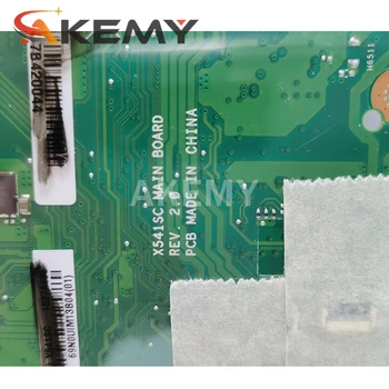 Akemy Nou! X541SC Laptop placa de baza Pentru Asus X541SC X541S D541SC Test original, placa de baza 4G-memorie RAM N3710 CPU GPU GT810M