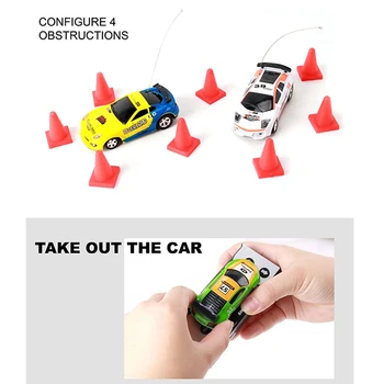 8 Culori Mini Masina RC Cola Poate de Radio de Control de la Distanță Micro Curse Auto 4 Frecvențe Modele de Jucarii Pentru Copii Băieți Cadouri de Vânzări la Cald 2021