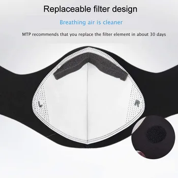 Mondmasker Pur Anti-Poluare Aer Masca cu PM2.5 550mAh Battreies Reîncărcabilă Filtru cu Fan de Sport Pentru Femeile Om