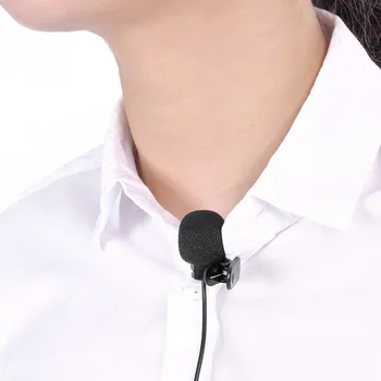 Mini Guler Microfon 2,5 M pentru Radio Auto Clar de Vânzare Fierbinte pentru PC, Notebook Negru Microfon de 3,5 mm, Cu Cablu USB Anti-vant Capac