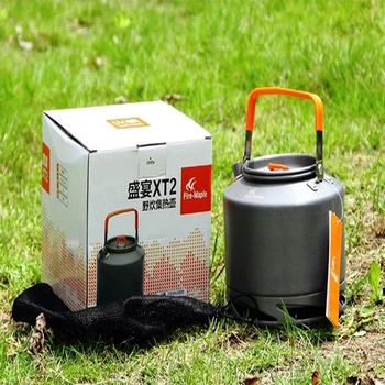 New Sosire Foc de Arțar FMC-XT2 Schimbător de Căldură Ceainic în aer liber Camping ceainic Ibric de Cafea 308g în aer liber, Camping, Picnic Cookware1.5L