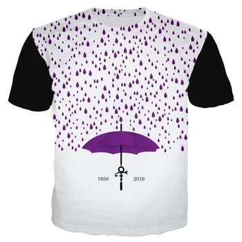 YX Fata de Brand Vara Animale Teuri Mens T shirt Fierbinte Cantareata Prinț 3d Imprimate T-shirt pentru Barbati Femei Casual T-shirt Crewneck Topuri