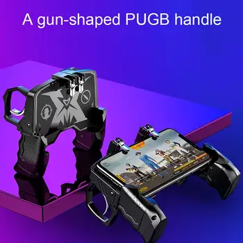 K21 PUBG Helper Patru Degete Hidraulic Joc se Ocupe Rapid de Fotografiere Butonul Controller Pentru Joc Trigger Gamepad Pentru IOS, Android Telefon