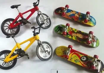 Profesionale aliaj de scuter, biciclete finger skateboard copii costum jucărie Mini scuter cadou de ziua de nastere