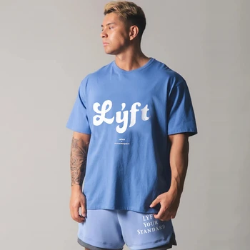2020 Japonia Gym T Shirt Mens cu Maneci Scurte din Bumbac T-shirt Casual Pierde Imprimare Tricou de sex Masculin Antrenament se Potrivesc Tee Topuri de Vara Barbati Haine