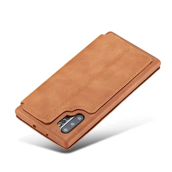 Capa pentru Samsung Nota 10 Plus flip case pentru Galaxy Note 8 Note9 Nota 10 Magnetic flip kickstand card caz