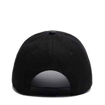 De înaltă Calitate, Solid Șapcă de Baseball Negru Bărbați PU Vizorul Os Masculino Rece Snapback Hat Hip Hop Camionagiu Tata Pac Bărbați Șepci de Baseball