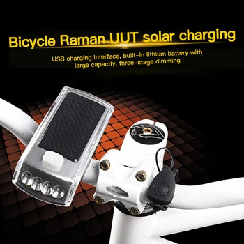 Bicicleta Lumina USB Reîncărcabilă Față Lumini de Mountain Bike Horn Impermeabil Lumini Ciclism Lumina Lămpii de Siguranță lampa de Avertizare GM