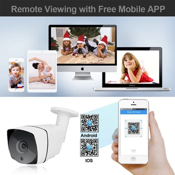 Jeatone POE CCTV aparat de Fotografiat viziune de Noapte dispozitiv rezistent la apa Video în aer liber 1080P 2MP HD de Supraveghere Camera de Securitate