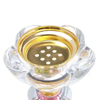6.5x21cm Cristal Arzător de Tămâie Eid Arzător de Tămâie Mabkhara Desktop Acasă Decorare Ornament Meserii