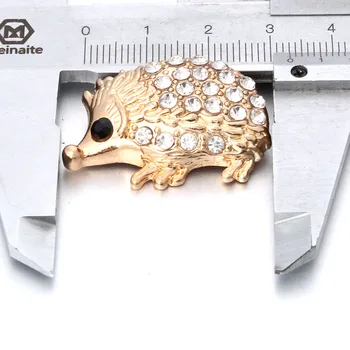 5pcs/lot Nou Snap Butonul de Bijuterii Stras Arici 18mm Metal Butoane de Ajustare Fit Button Snap Bratara pentru Femei Barbati