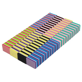 500Pcs/lot Dublu Partea Colorate Mini Unghiilor Tampon 100/180 Șmirghel Nails Art Tampon Instrumente Salon Accesorii 2020 Stil Nou