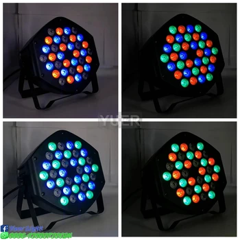 36LED RGB Disco Lumini de Par DJ Spălare Lampa Stroboscop Petrecere de Crăciun Bar de Lumina Disco Laser Stage Light RGBW mașină de Spălat de Perete lumina Reflectoarelor
