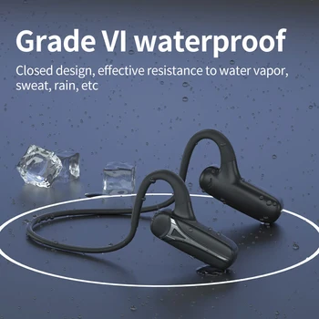 F1 Bluetooth Wireless Waterpoof Căști Conducție Osoasă Căști Sport În Aer Liber Cu Cască Cu Microfon Handsfree Casti