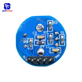 5PCS/Lot Rotary Encoder Modul de 5V Brick Senzorul de Dezvoltare Rotund Audio Potențiometru Rotativ Buton Capac pentru Arduino