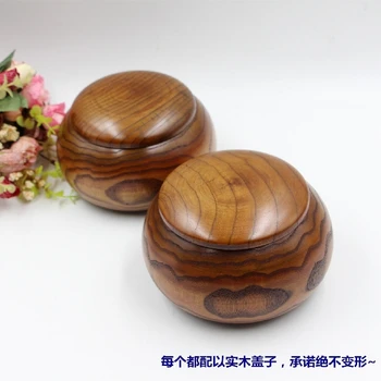 Du-te joc boluri din lemn yunzi bambus cutii de șah cutie