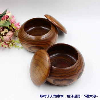 Du-te joc boluri din lemn yunzi bambus cutii de șah cutie
