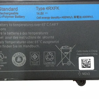 14.8 v 69Wh Nou Original 4RXFK Bateriei pentru Dell XPS 14 Ultrabook XPS L421 L142x De 14 L421x XPS 14 L421X Laptop C1JKH FFK56