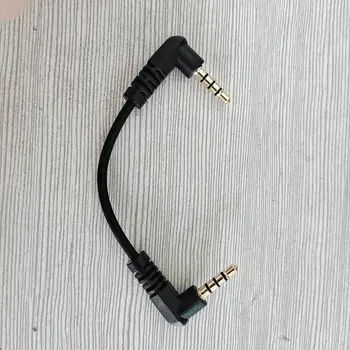 10CM Jack de 3,5 mm Audio Cablu Îndoit de sex Masculin De sex Masculin Masina Aux Cablu Audio 4Poles Pentru Telefonul Mobil