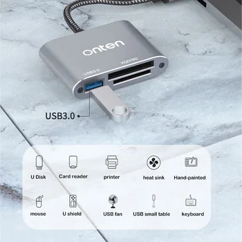 USB 3.0 Cititor de Carduri XQD/SD card reader multifunctional 3 in 1 plug and play Memory card camera reader Cardreader Adaptor 500Mbps