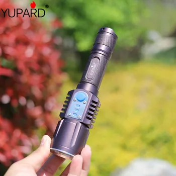 Yupard felinar ca mobile power bank mare Luminos cu LED XM-L2 T6 LED-uri Inteligente lanterna Lanterna USB linia de încărcare baterie reîncărcabilă
