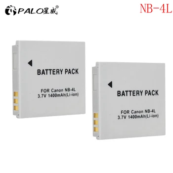 PALO NB-4L NB4L NB-4L Acumulator Pentru Canon IXUS 30 40 50 55 60 65 80 100 PowerShot SD1000 1100 L10 NB-4L Baterie