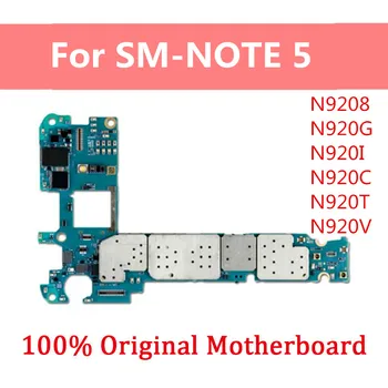 Pentru Samsung Galaxy Nota 5 N9208 N920G N920I N920C N920T N920V Placa de baza Original Deblocat Logica Bord Cu Chips-uri de Placa de baza