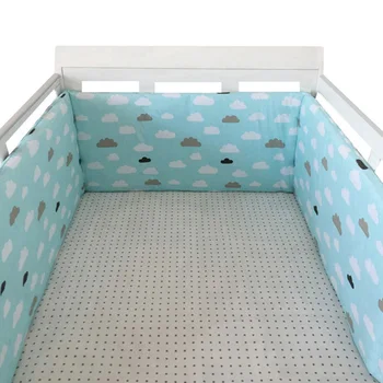 Moda pătuț bara copil pat,pat bara clauds/star/dot/copac,în condiții de siguranță de protecție pentru copil (1buc bara numai) 200*30cm