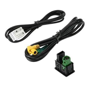 En-gros de Car Audio Stil Vedio USB AUX Cablu Switch Plug pentru VW Passat B6 B7 CC, Touran POLO Facelift