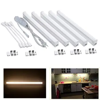 T5 Tub LED 6W LED T5 Bec Bucătărie Fiolă SMD 2835 Fluorescente LED Bar de Lumină Dulap de bucătărie de iluminat Lămpi de Perete