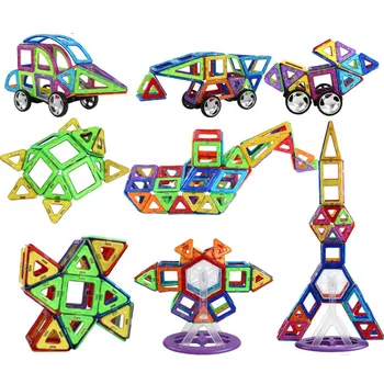 De Dimensiuni Mari Magnetice De Designer-Set De Constructii Model Si Construirea De Jucărie Din Plastic Blocuri Magnetice Jucarii Educative Pentru Copii Cadouri