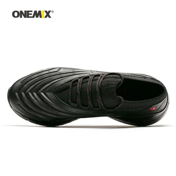 Onemix Barbati Pantofi De Alergat Pentru Femei Black Max Sală De Gimnastică Yoga Athletic Adidași Aeronave De Sport În Aer Liber, Jogging, Mers Pe Jos Trekking Formatori
