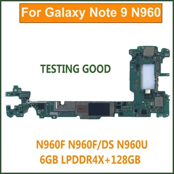 Deblocat Placa de baza Pentru Samsung Galaxy Nota 9 N960F N960F/DS N960U 128GB 512GB 2 SIM pe IMEI Original Android Logica Bord