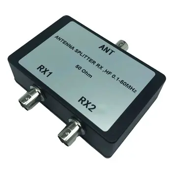 Portabil Antena Splitter RX HF 0.1-50 MHz 50Ohm Conectori BNC Coaxial Semnalul TV prin Satelit