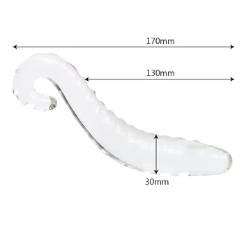 OLO Hipocampus Penis Fals Adult Produse de Masturbare Cristal de Sticla Vibrator Adult Jucarii Sexuale pentru Femei Gay sex Feminin Masturbator