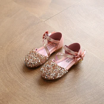 Noi 2019 Vara Fete Sandale Fetita, Copilul Pantofi cu Printesa Dulce Moale Skidproof Copii Plat cu Pantofi de Nunta