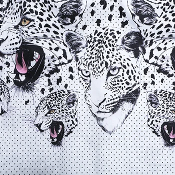 Polka dot cap de leopard de Imprimare Tricou barbati guler de Turn-down complet maneca din Bumbac Slim Casual de Afaceri de sex masculin tricouri Rochie 4XL