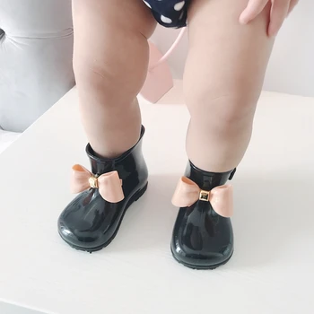 Mini Melissa Papion Fata de Cizme de Ploaie 2019 Noi Melissa Fete Jeleu Sandale Non-alunecare de Copil Ploaie Cizme Impermeabile Copii Pantofi de Apă