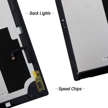 Pentru Microsoft Surface Pro3 Pro 3 (1631) TOM12H20 Ecran LCD Digitizer Touch Panel Pahar de Asamblare