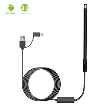 QZT USB Mini Ureche de Curățare Endoscop cu Camera Video Otoscop Impermeabil Puncte de Canalizare Camera de Inspecție Pentru IPhone, Android Telefon