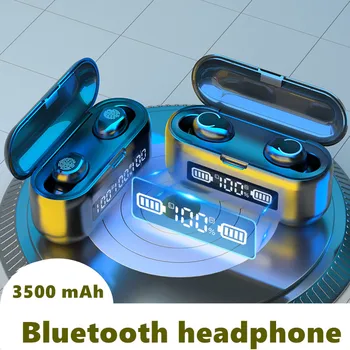 F9 TWS Wireless Căști Stereo HiFi Bluetooth 5.0 Casti Gaming headset de Încărcare Cutie pavilioane pk tws i12 pentru xiaomi, huawei