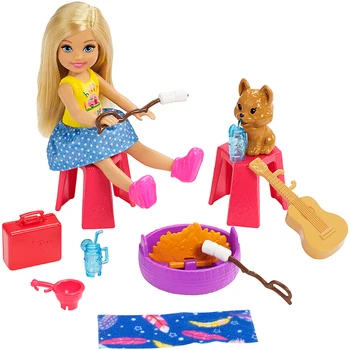 Chelsea Papusa Barbie Jucarii Originale Fete Camping Masina Playset Jucărie pentru Copii Papusa Barbie Casa Papusa Accesorii Jucării pentru Fete Ziua de nastere