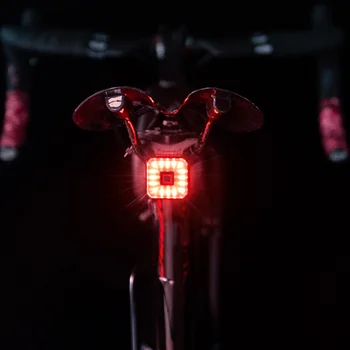 Noi Biciclete Inteligent de Frânare Automată de Detectare Lumina IPx4 rezistent la apa de Încărcare cu LED-uri Ciclism Stop 6 Moduri de Biciclete Lumina din Spate Accesorii