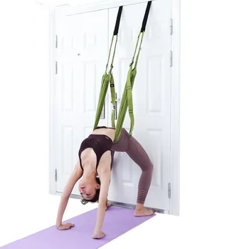 Yoga Hamac Leagan Reglabil Aerial Yoga Curea Hamac Agățat Multistrat Elastic Întinde Handstand Coarda Dispozitiv de Formare гамак