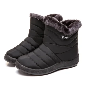 2020 Cizme de Zapada de Pluș Cald Glezna Cizme Pentru Femei Cizme de Iarna Impermeabile Femei Cizme de Iarna pentru Femeie Pantofi Zip Papuceii 35-43 dimensiune