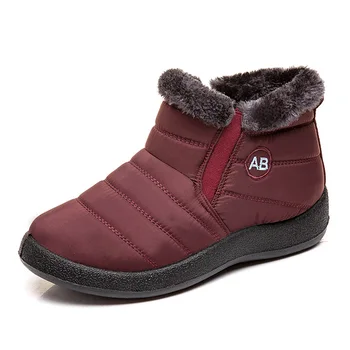 2020 Cizme de Zapada de Pluș Cald Glezna Cizme Pentru Femei Cizme de Iarna Impermeabile Femei Cizme de Iarna pentru Femeie Pantofi Zip Papuceii 35-43 dimensiune
