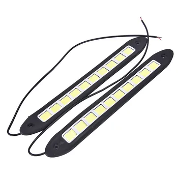 Noi 2 buc 20W Impermeabil LED-uri Auto 12V Diurne Lumina DRL Ceață COB Benzi Lampa
