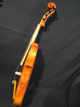 Strad Stil CÂNTEC Maestro Inlay frunze de arțar /două greier 4x4 siruri de caractere vioara 4/4#9767