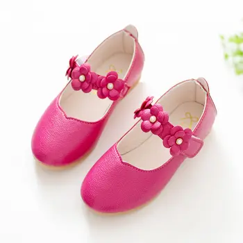 2021 1 3 2 9 10 11 12 ani de Moda de flori fată copilul elegante, rochie de Petrecere PU pantofi din piele pentru copii de primavara Copii pantofi plat